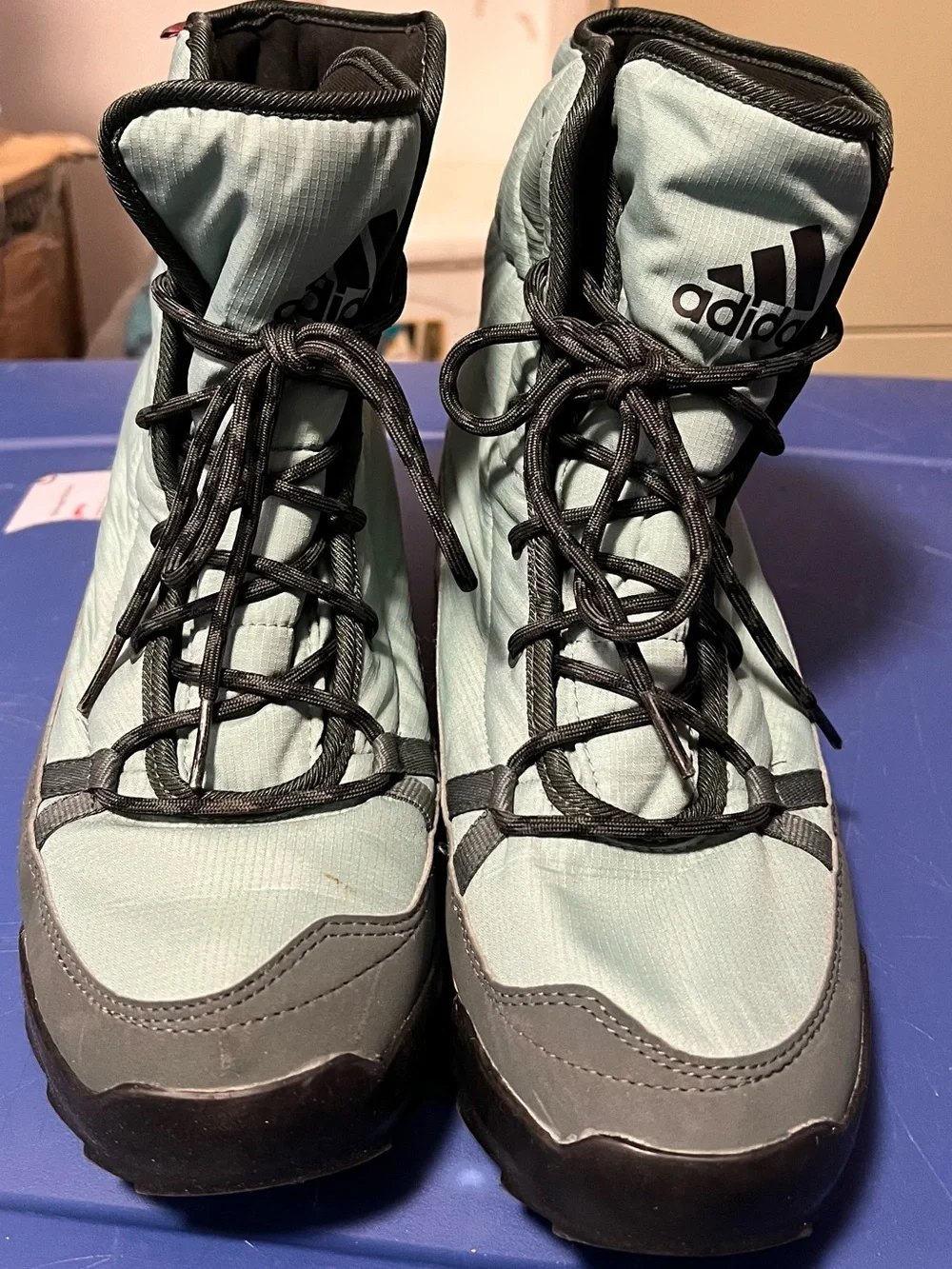 sage green adidas Terrex Choleah Padded Climaproof women's winter boots